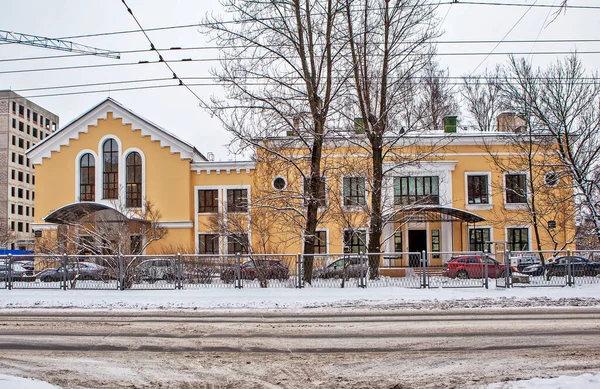 Санкт Петербурзька Пресвітеріанська Церква Талліннська Вулиця Санкт Петербург Росія 2018 — стокове фото