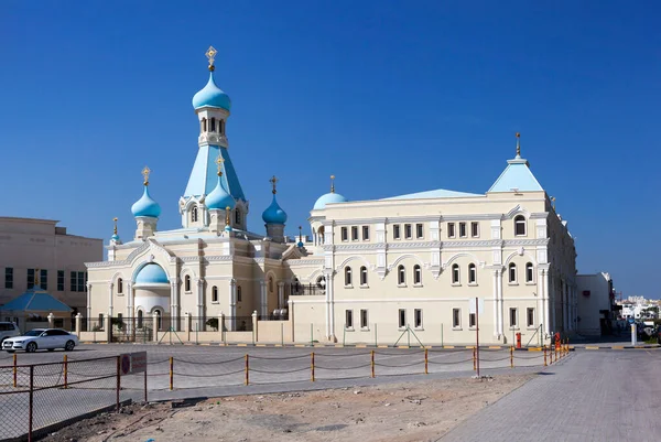 Igreja Russa Apóstolo Filipe Sharjah Emirados Árabes Unidos Data Dezembro — Fotografia de Stock
