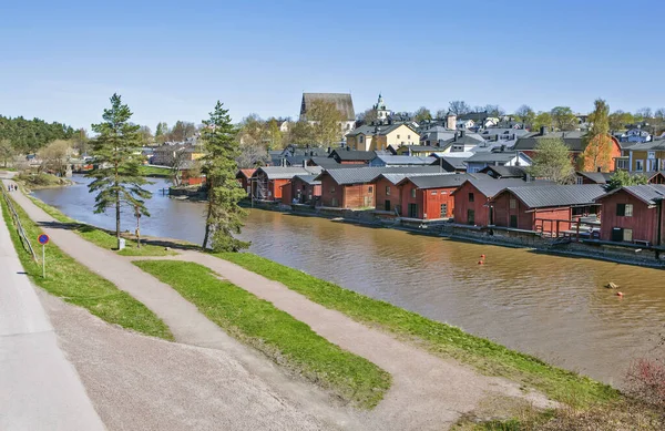 Borgå Och Gamla Lador Borgå Datum För Fotografering Maj 2018 — Stockfoto