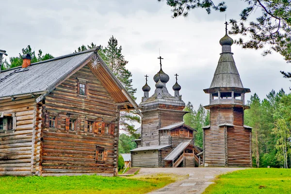 State Museum Wooden Architecture Folk Art Northern Regions Russia Malye — 스톡 사진