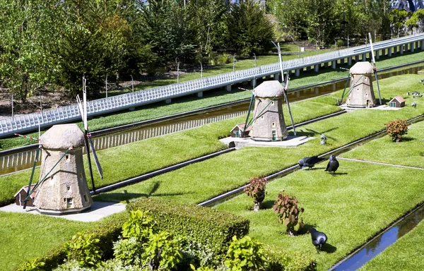 Nederland Miniatuurpark Scene Zonlicht Den Haag Nederland — Stockfoto