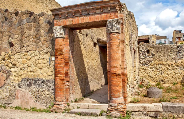 Ősi Romjai Régi Város Pompeii Olaszország — Stock Fotó