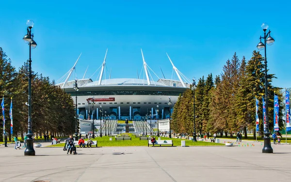 Petersburg Rusia Junio 2017 Foto Petersburg Arena Antigua Zenith Arena — Foto de Stock