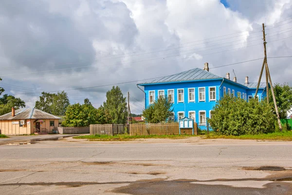 Het Dorp Ustye Ust Kuba Regio Vologodskaja Oblast Rusland Schietdatum — Stockfoto