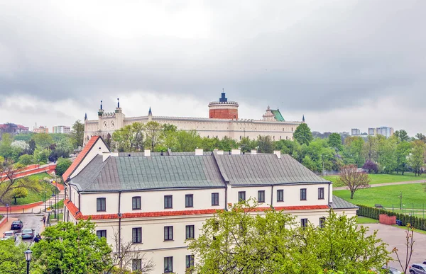 Vista Del Castillo Lublin Lublin Polonia Fecha Del Rodaje Abril — Foto de Stock