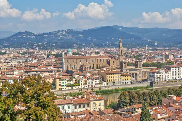 Firenze Settembre 2018 Foto Panorama Firenze Vista Dall Alto — Foto Stock