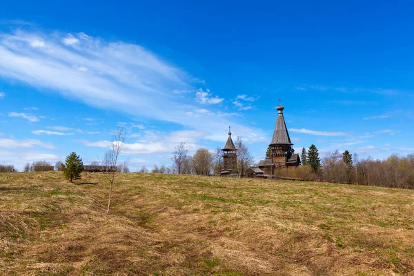 Chiesa Della Natività Della Vergine Nel Villaggio Gimreka Gimoretsky Pogost — Foto Stock