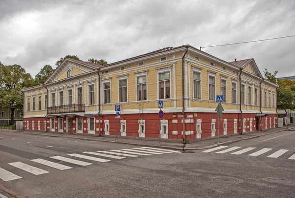 Rua Yokikatu Porvoo Finlândia Data Filmagem Setembro 2018 — Fotografia de Stock