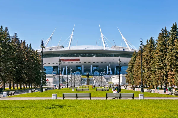 Petersburg Rusia Junio 2017 Foto Petersburg Arena Antigua Zenith Arena — Foto de Stock