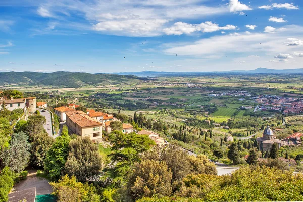 Toskanische Landschaften Cortona Italien — Stockfoto