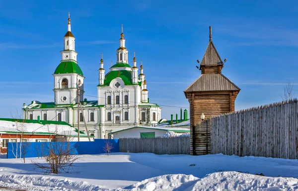 Sretenská Katedrála Vězení Jalutorovskij Jalutorovsk Tyumenská Oblast Rusko 2018 — Stock fotografie