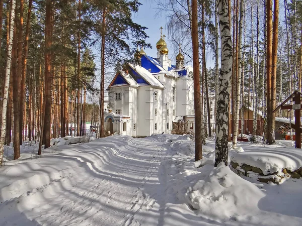 Вид Среднеуральского Монастыря Россия — стоковое фото