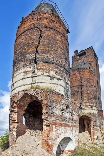 Stará Opuštěná Továrna Vápno Izvaře Leningradská Oblast Rusko — Stock fotografie