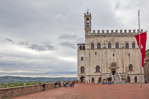 Gubbio Italien Maj 2014 Foto Palazzo Dei Console — Stockfoto