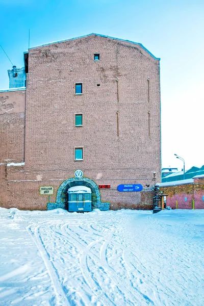 Art Object Obvodny Dvor Tunnelbanestation Förbifartsleden 197 201 Sankt Petersburg — Stockfoto