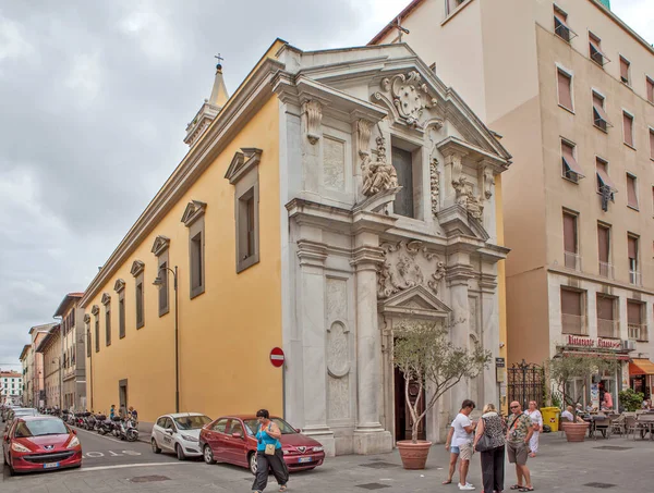 그리스 성공회 Chiesa Della Santissima Annunziata Chiesa Dei Greci Uniti — 스톡 사진