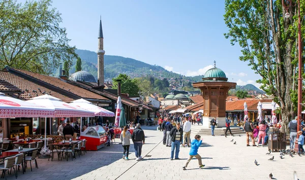 Sarajevo Bosnien Und Herzegovina Mai 2019 Foto Der Altstadt Der — Stockfoto