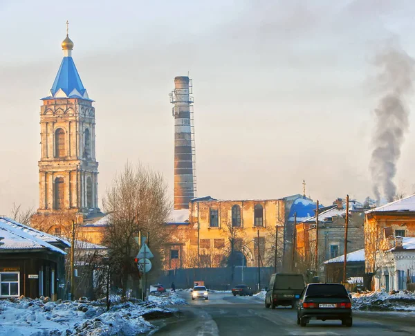 Tanrı Nın Sunumu Kilisesi Irbit Sverdlovsk Bölgesi Rusya Çekim Tarihi — Stok fotoğraf