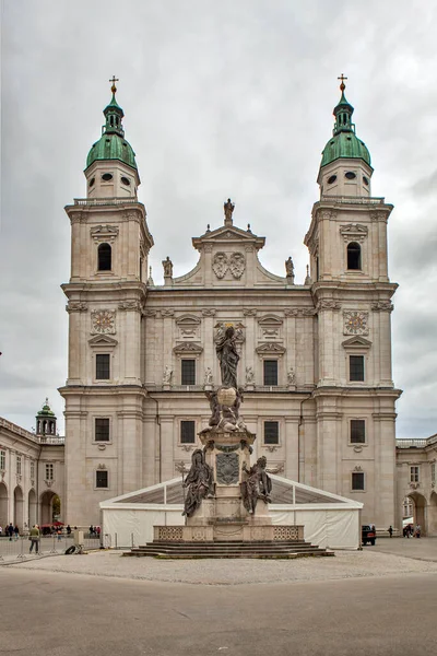 Catedral Los Santos Ruperto Virgilio Salzburgo Austria Fecha Filmación Septiembre — Foto de Stock