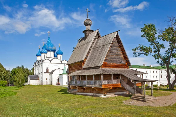 Никольская Деревянная Церковь Церковь Святого Николая Села Глотово Собор Рождества — стоковое фото