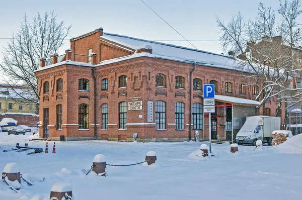 Complejo Edificios Bodega Estatal Fábrica Vino Centro Negocios Obvodny Dvor —  Fotos de Stock