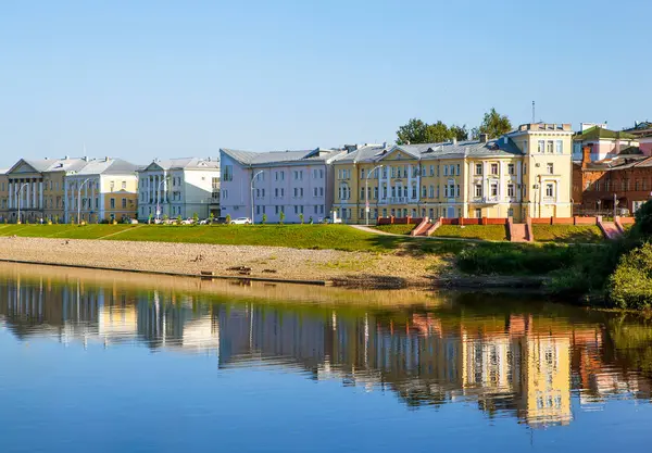 Pretschistenskaja Uferweg Wologda Russland Drehdatum August 2018 — Stockfoto