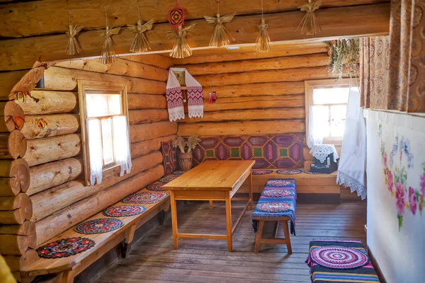 Yalutorovsk Russia March 2018 Photo Interior Crown Hut First Settler — 스톡 사진
