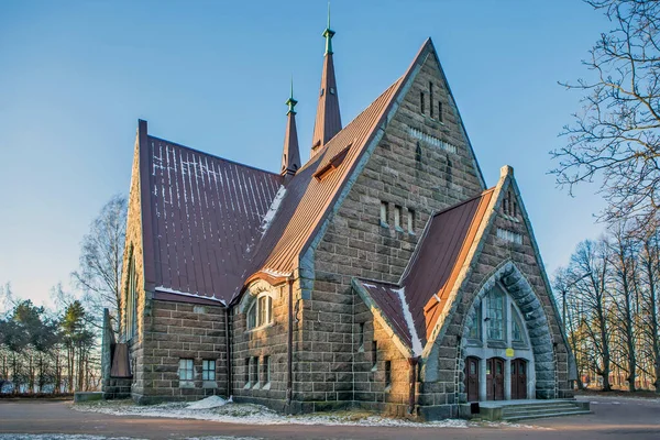 Fassade Der Alten Kirche — Stockfoto