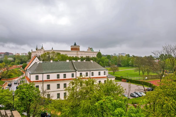 Widok Zamek Lubelski Lublin Polska Data Fotografowania Kwietnia 2019 Roku — Zdjęcie stockowe