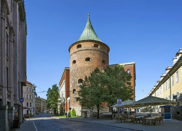 Torre Delle Polveri Riga Lettonia Data Delle Riprese Ago 2018 — Foto Stock