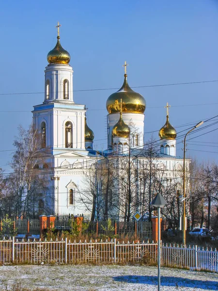 Chrám Maxima Zpovědnice Krasnoturinsk Oblast Sverdlovsk Datum Střelby Listopadu 2009 — Stock fotografie