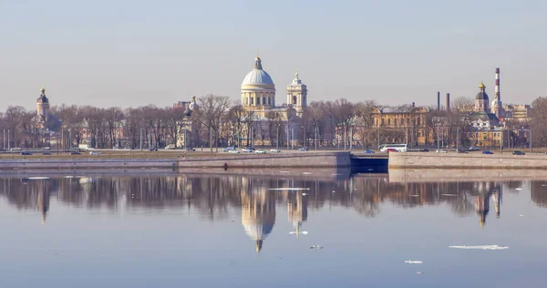 Aleksander Newski Ławra Petersburga Rosja Data Fotografowania Kwietnia 2019 — Zdjęcie stockowe