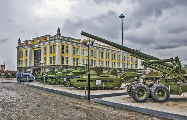 Verkhnyaya Pyshma Rusland April 2018 Foto Van Militaire Uitrusting Van — Stockfoto