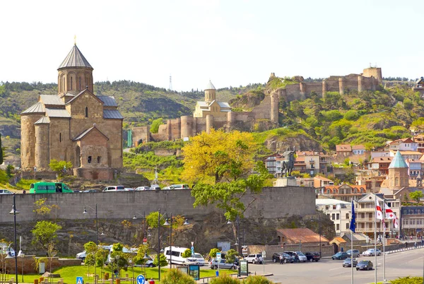 Narikala Fortress Tbilisi Georgia Date Shooting April 2017 — Stock Photo, Image