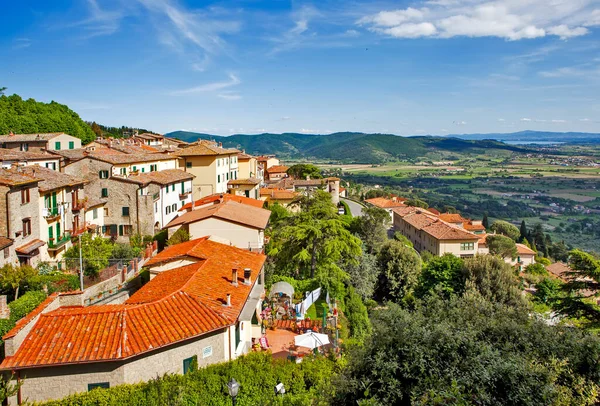 Toskanische Landschaften Cortona Italien — Stockfoto