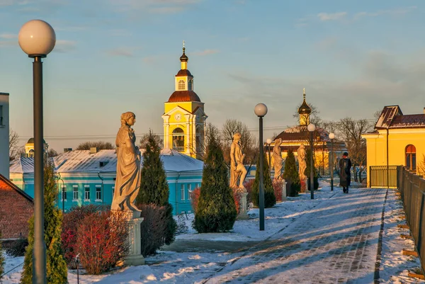 Vyborg Rússia Janeiro 2018 Foto Esculturas Avenida Bastião Panzerlax — Fotografia de Stock