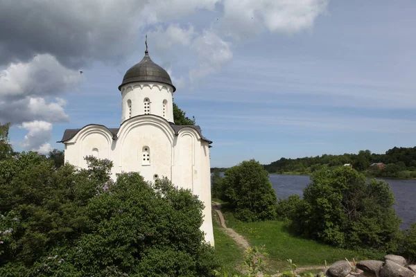 Catedral San Jorge Viejo Ladoga Región Leningrado Rusia Fecha Rodaje — Foto de Stock