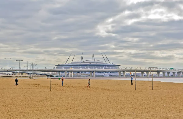 Playa Del Parque Lleva Nombre Del 300 Aniversario San Petersburgo — Foto de Stock