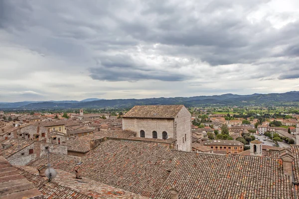 Medeltida Staden Gubbio Italien — Stockfoto