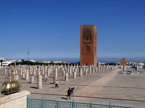 Rabat Morocco Juni 2013 Foto Memorial Komplex Platsen För Ruinerna — Stockfoto