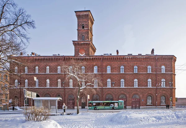 Exit House 4Th Admiralteyskaya Kolomenskaya Part Brick Style Repin Square — Stock Photo, Image