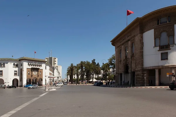 Avenue Mohammed Byggnaden Vid Ministeriet För Post Och Telegraf Och — Stockfoto