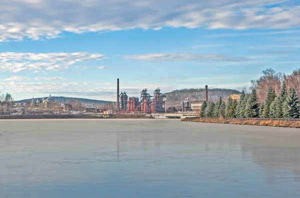 Tagil Pond Plant Them Kuibyshev Demidovsky Nizhny Tagil Sverdlovsk Region — Foto de Stock