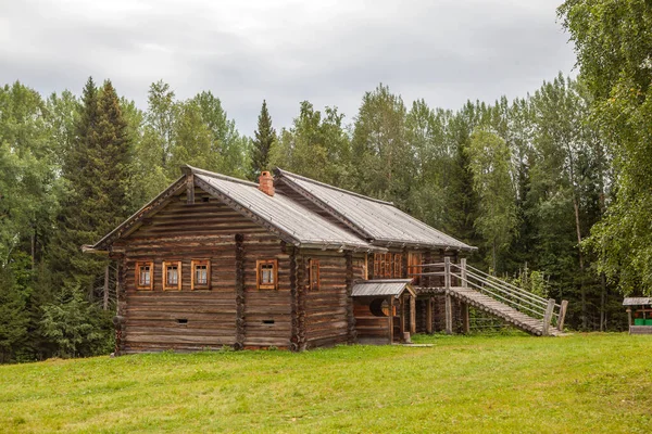 Casas Campesinas Sector Dvina State Museum Wooden Architecture Folk Art — Foto de Stock