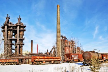 NIZHNIY TAGIL, RUSSIA - 19 Kasım 2020: onları müzeye yerleştirin. Kuibyshev. Fırın yanar. Fırın mı? Hayır. 1.