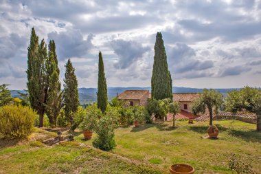 Şehir manzarası. - Kesinlikle. (Suvereto) İtalya. Çekim tarihi 17 Eylül 2018