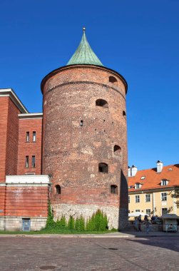 Toz Kulesi. Riga. - Letonya. Çekim tarihi 23 Ağustos 2018