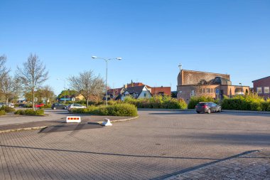 Şehir manzarası. Trelleborg. İsveçli. Çekim tarihi 8 Mayıs 2018