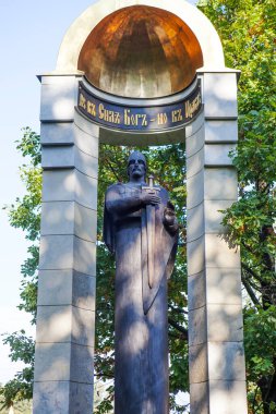 THE-IZHORA, RUSSIA - 13 Eylül 2015: Alexander Nevsky 'nin Şapel-Anıtı.