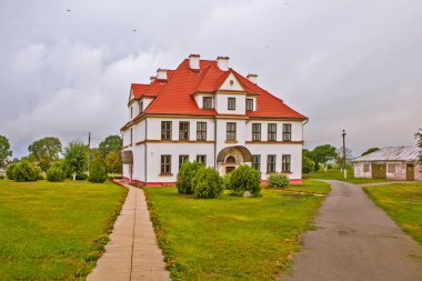 Jimnastik salonu. Kamyanetler. Belarus. Çekim tarihi 13 Temmuz 2018.